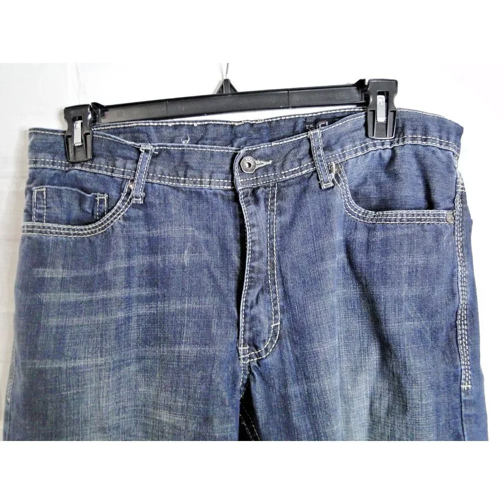T.K. Axel Men's Treadwell Relaxed Straight Denim Jeans‎ Size W.34 x L.30